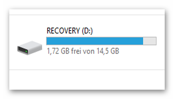 Recovery auf dem HP Laptop