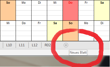 excel neues blatt