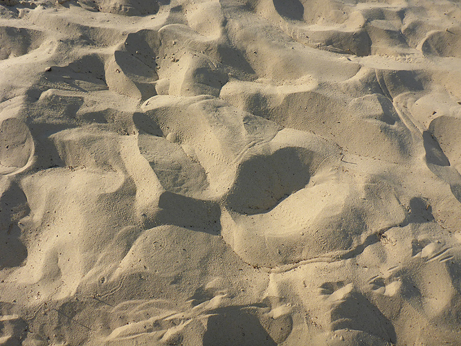 Spuren im Sand