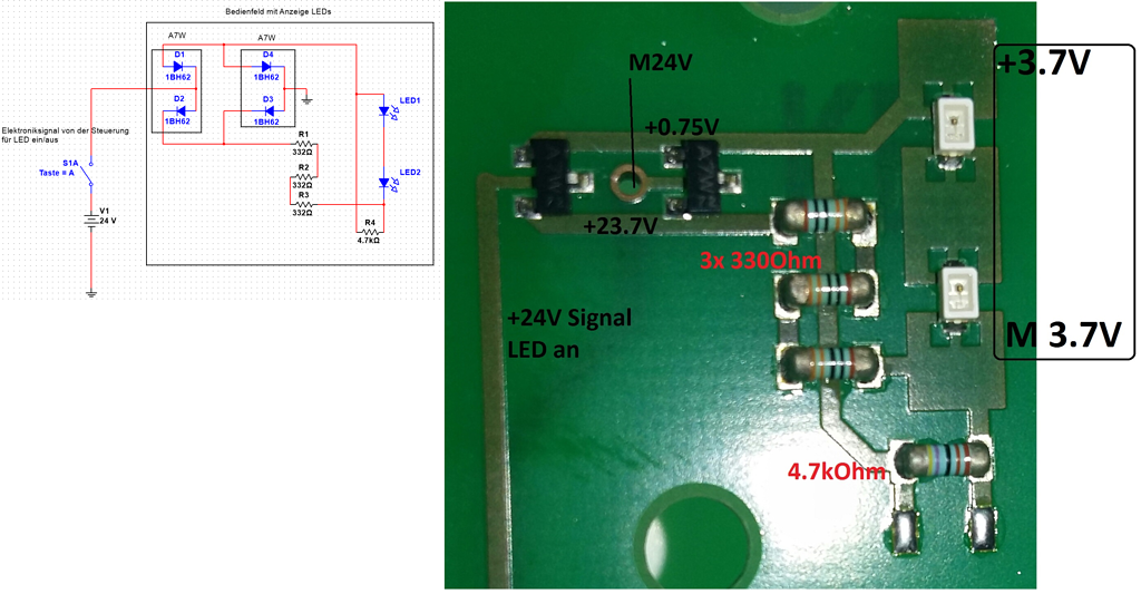 Funktionsweise dieser 24V LED Schaltung nicht klar - wer ...