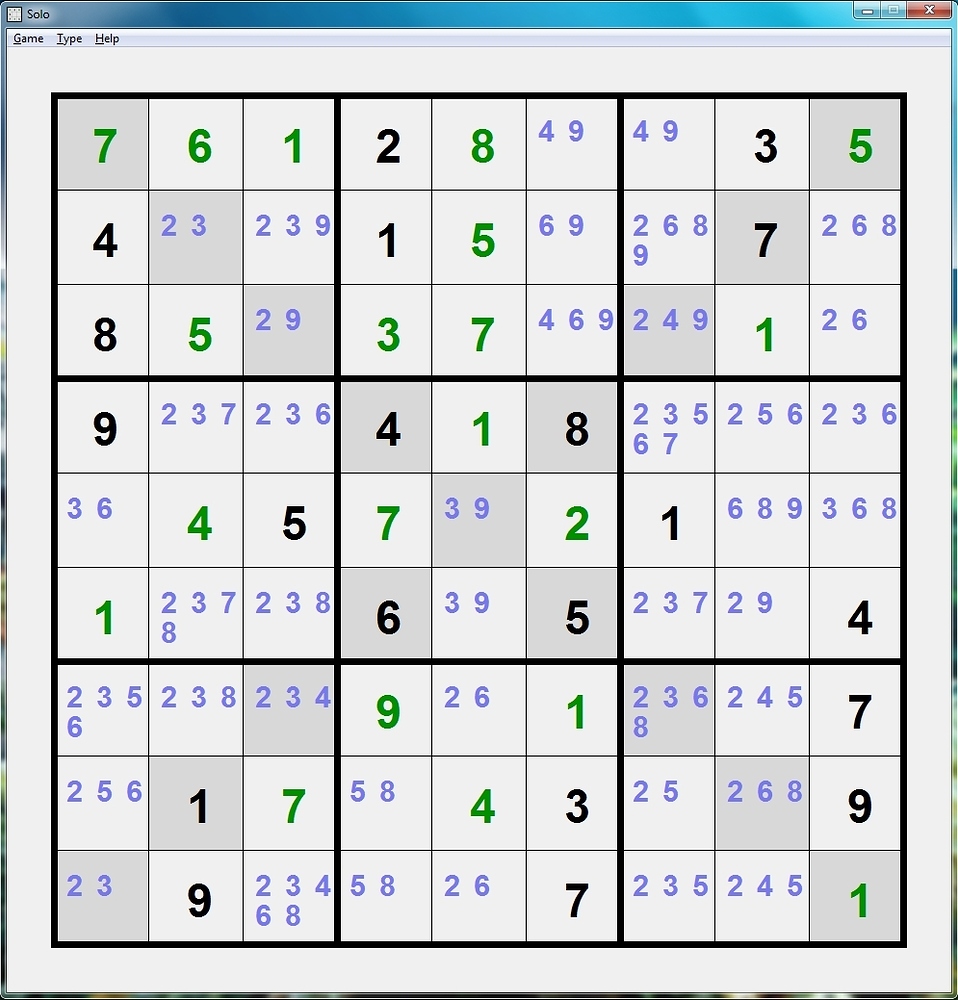 Sudoku-X: kann mir jemand den nächsten Schritt nennen und erklären